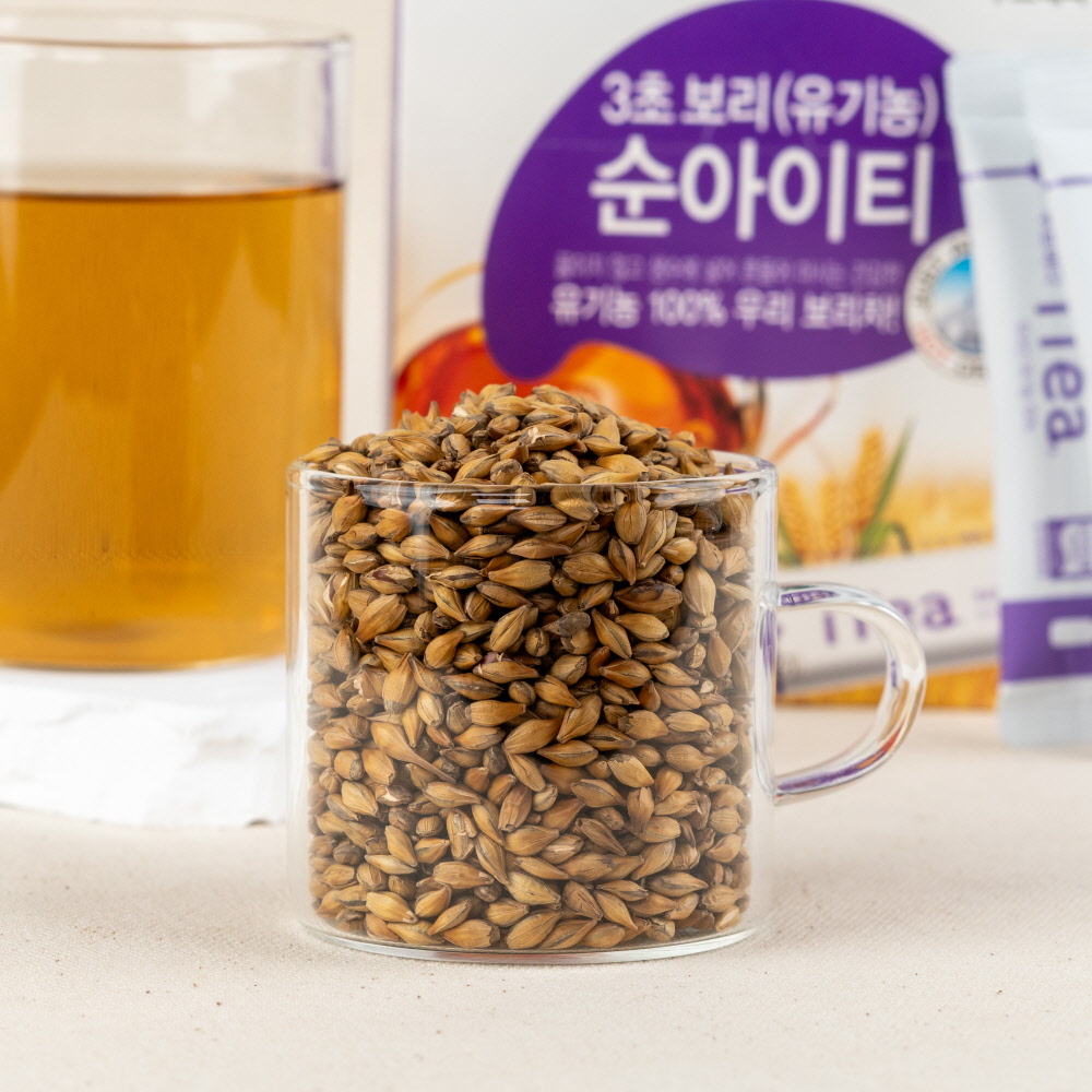 싸리재 타먹는 유기농 보리차 분말 찬물에 잘 녹는 아기보리차 가루 30스틱 이미지 7