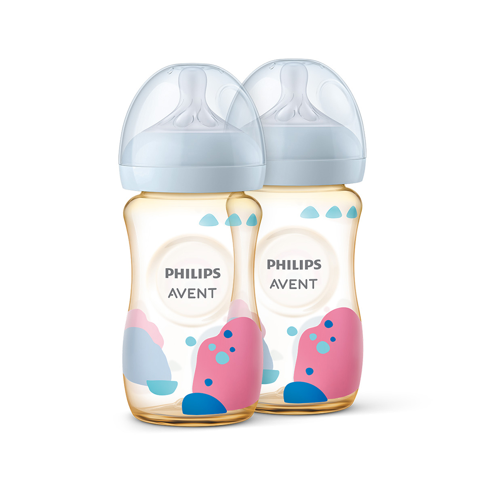 필립스아벤트 배앓이방지 아기편한 PPSU 젖병 260ml 4P (1m+ 젖꼭지 포함)