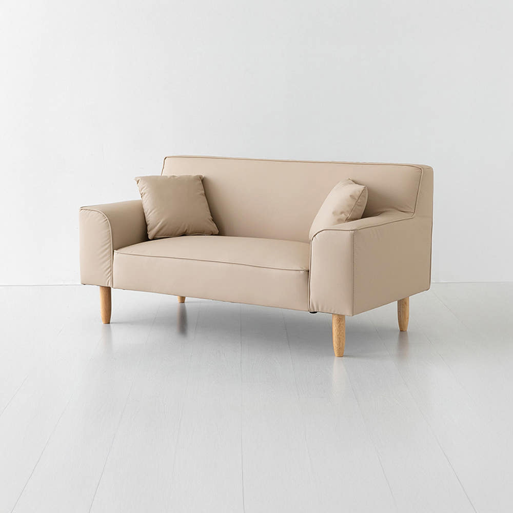 티볼리 소파 2인 1645 PU 블랙 8514.4792, 2인용