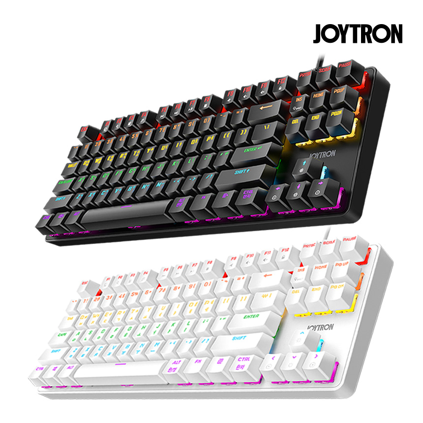 JTMK-200S 텐키리스 청축 적축 기계식 게이밍 키보드 사무실 조용한 사무용 저소음 - 상품 이미지