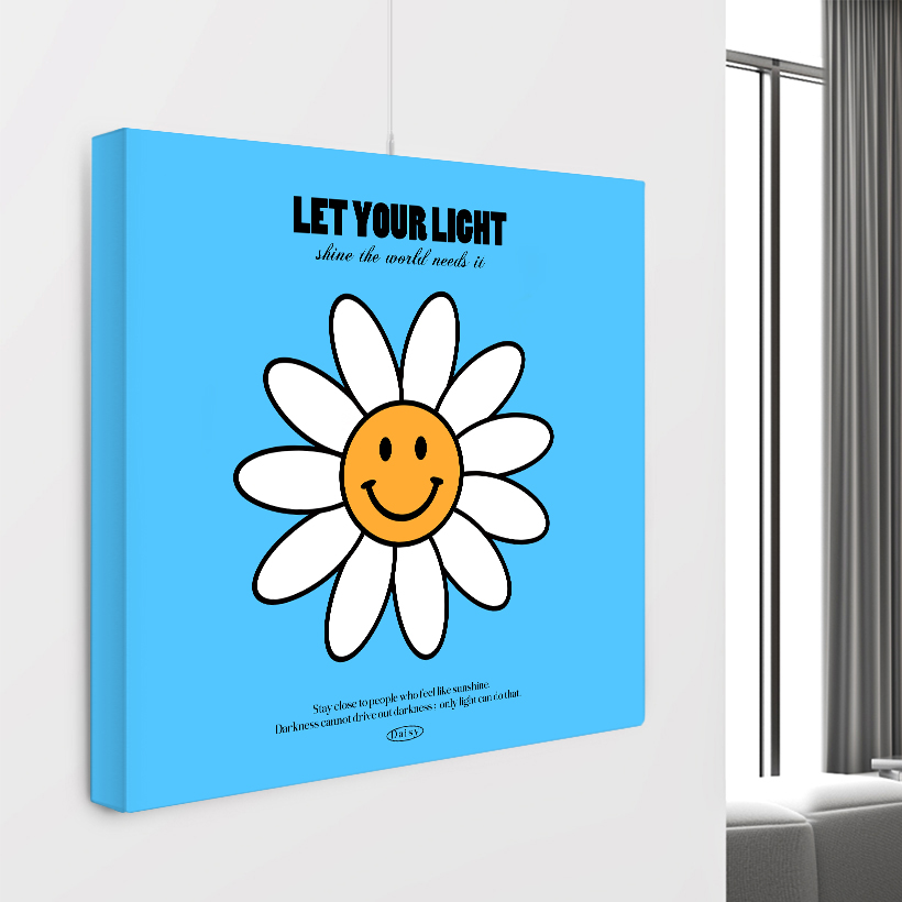 두꺼비집가리개 단자함 배전함 커버 스마일 행복을 주는 인테리어 그림 액자 A 소형