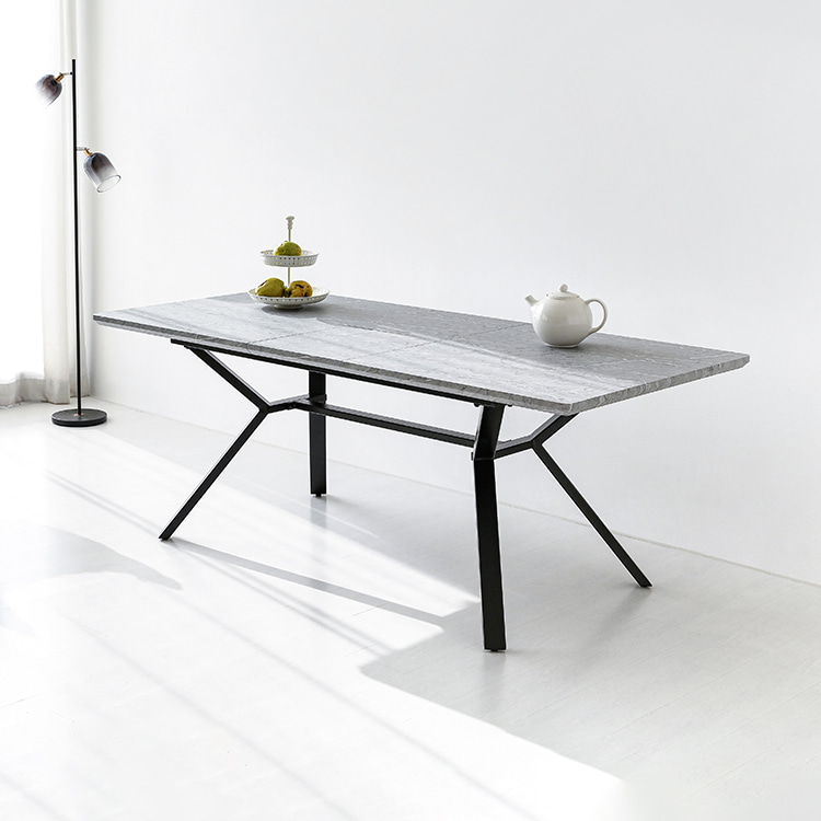라네트 확장형테이블 I형 2000mm, 그레이 4788.8076 - 상세 이미지 2