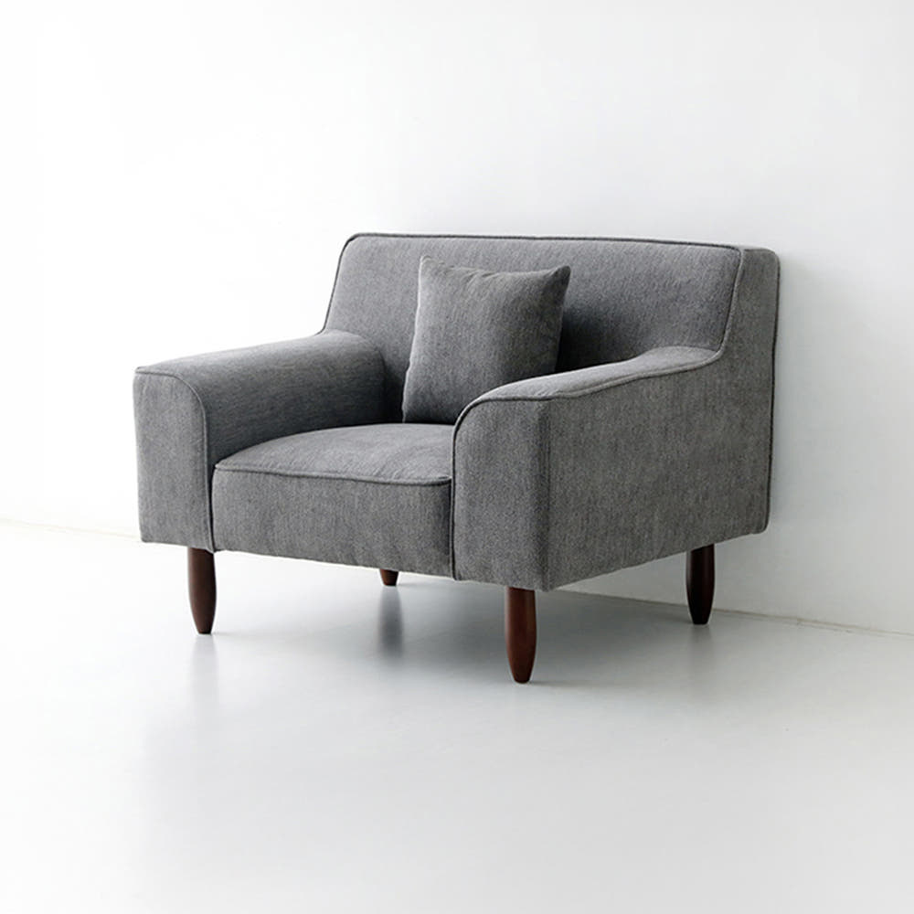 티볼리 소파 1인 1645 스툴미포함, 패브릭 다크그레이 2047.0605, 1인용