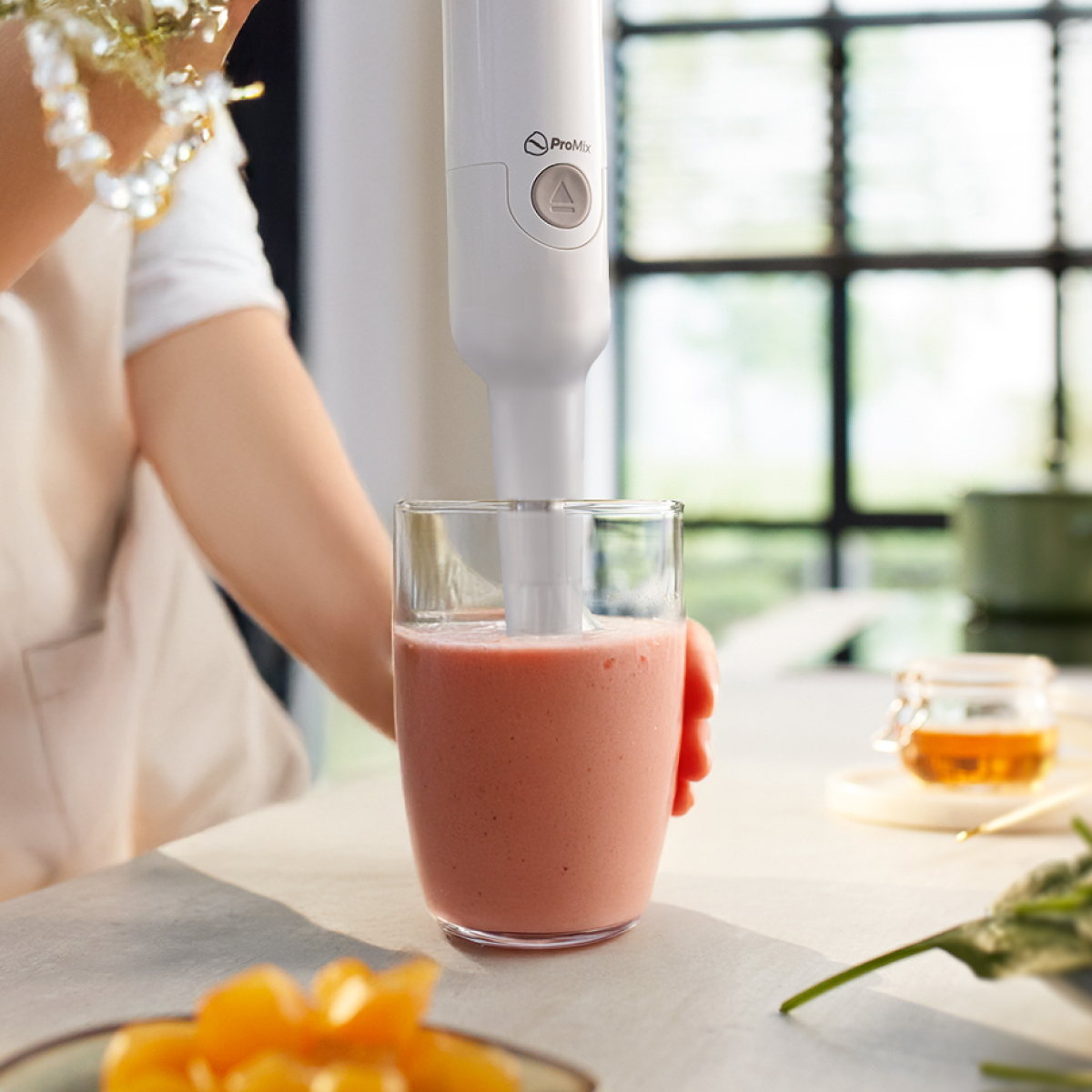 필립스 데일리 핸드 블렌더 다지기 거품기 비커 구성 HR2533/00 화이트