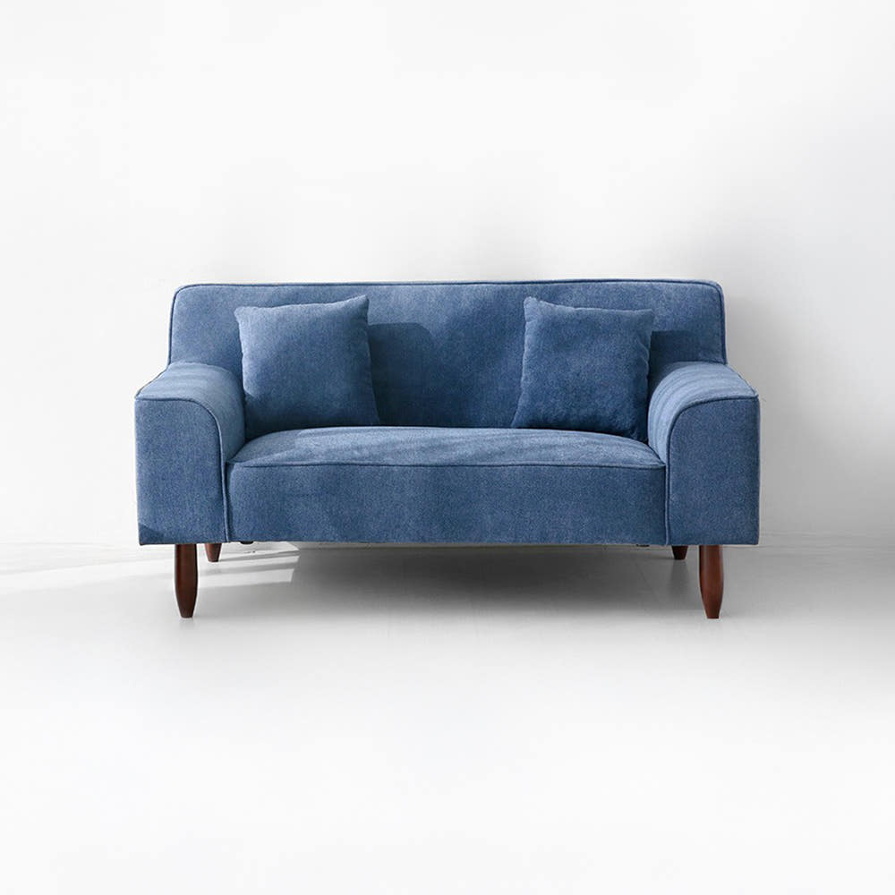티볼리 패브릭 소파 2인 1645 스툴미포함, 다크블루 6705.4873, 2인용