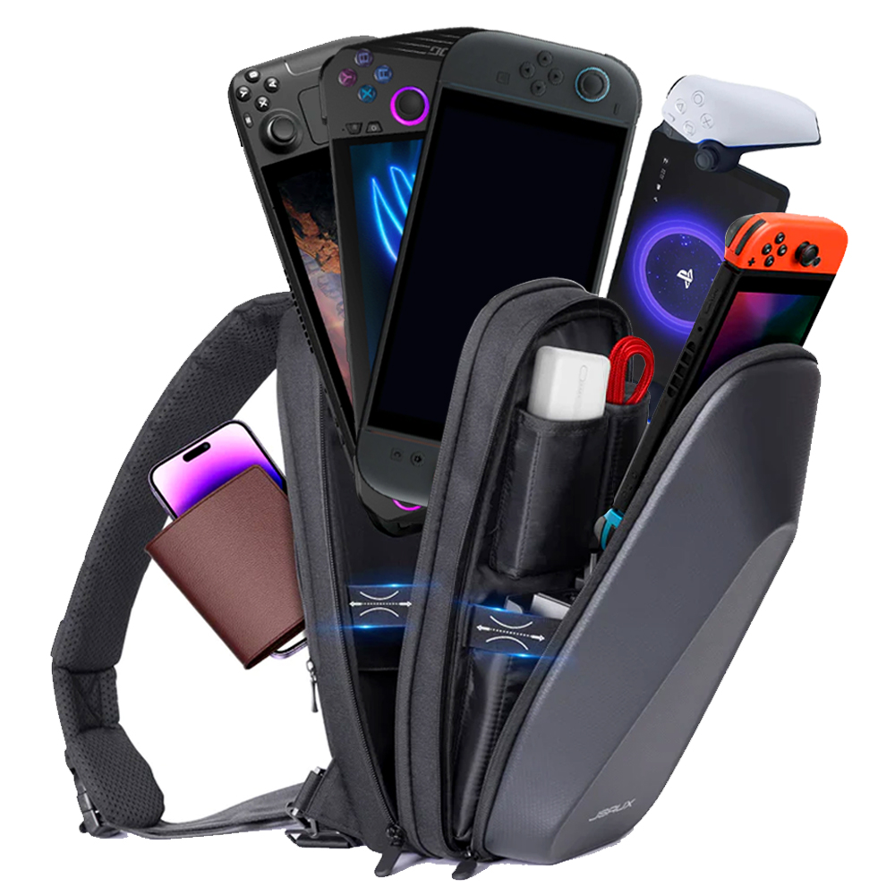 닌텐도스위치2 케이스 JSAUX 메신저백 가방 파우치 스팀덱 PS포탈 ROGAllyX 호환