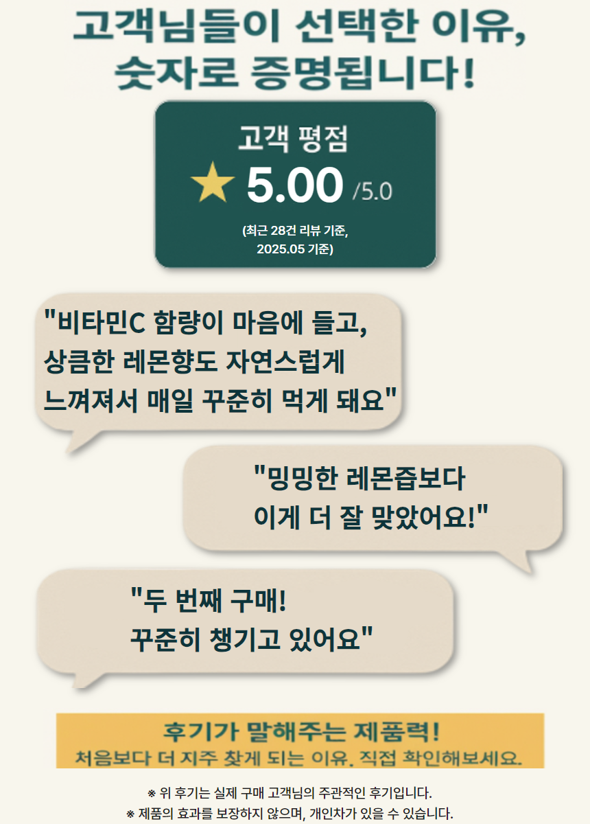 레몬즙 비타민C 정 레몬액 분말 착즙 과즙 브리오웰 60정, 6개 - 상세 이미지 3