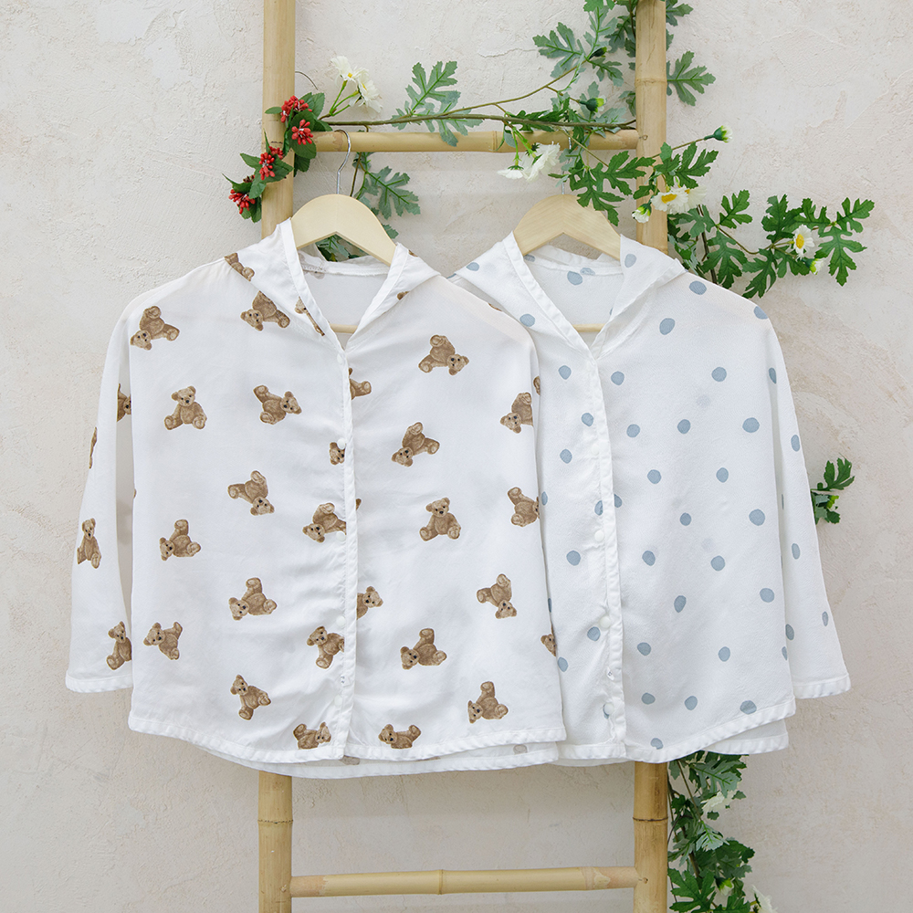 아가블랑 여름 인견 아기 망토 아기띠워머 아기띠블랭킷 에어컨 해충차단