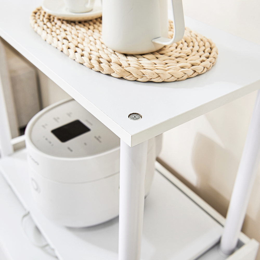 미넬로 밥솥선반 밥솥장 레일장 렌지대수납장 밥통 슬라이딩