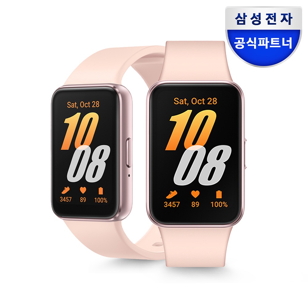 삼성 갤럭시 핏3 SM-R390N 스마트 밴드 워치 핑크골드, 40mm, 블루투스