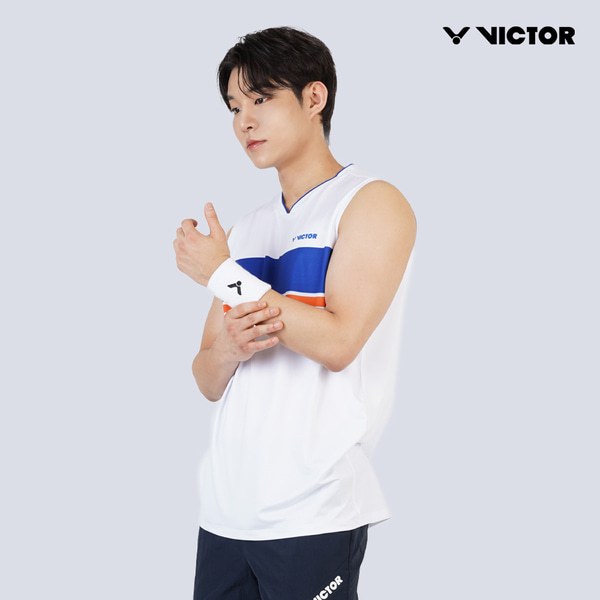 빅터 VICTOR 아울렛 Flex Pro Sleeveless 남성 민소매 25BGW100M 배드민턴 탁구 스쿼시 스포츠웨어 - 상세 이미지 3