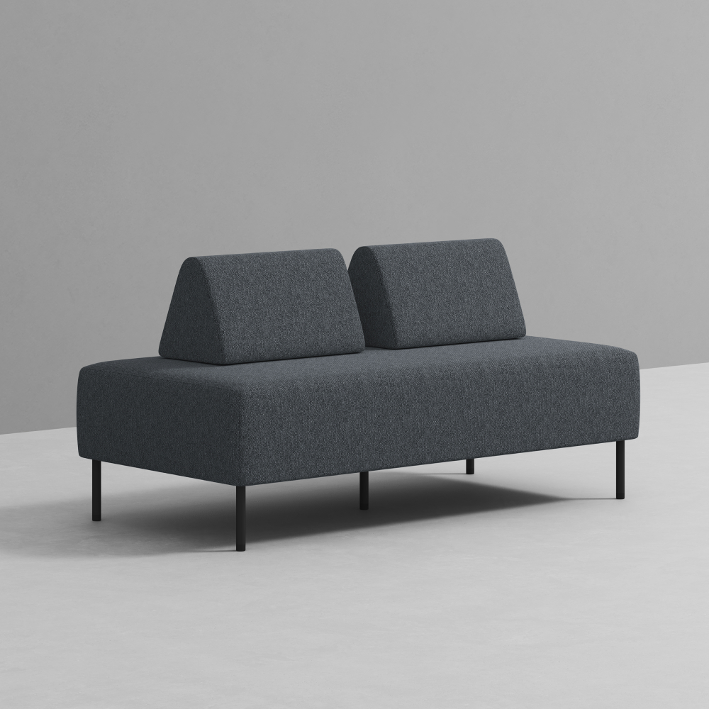 S01 소파 (등쿠션 2ea 포함) DSSBA1602J 스툴미포함, 다크그레이, 2인용