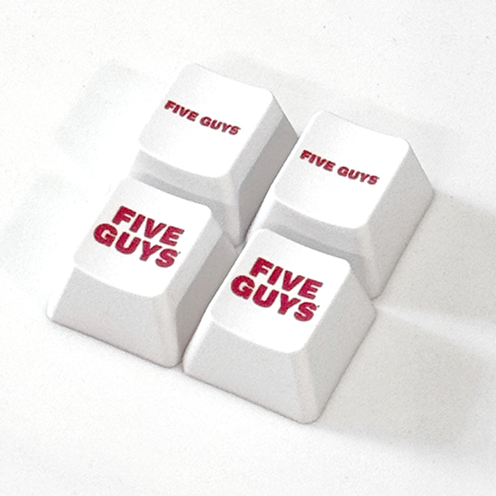 키캡제작 키링 2구 커스텀 주문제작 열쇠고리 RGB 스위치 LED 투명