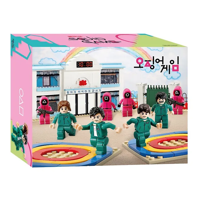 옥스포드 공식 오징어게임 조립 블록 오인육각 학교 SG3722 - 상세 이미지 2