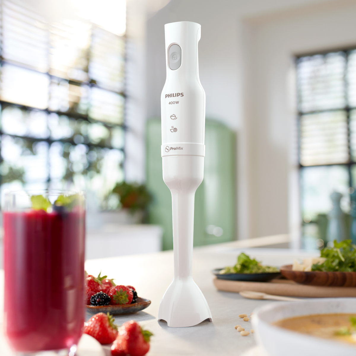 필립스 3000 시리즈 핸드블렌더 비커 구성 HR2520/00 화이트