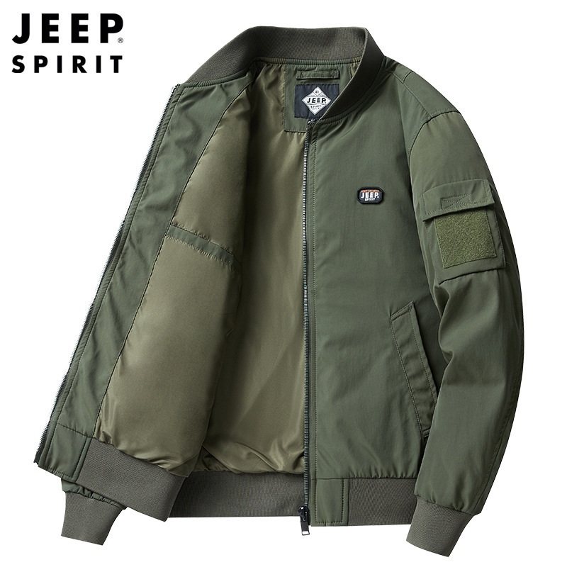 JEEP SPIRIT 남성 항공 점퍼 자켓 야상 작업복 봄 바람막이 - 상세 이미지 2