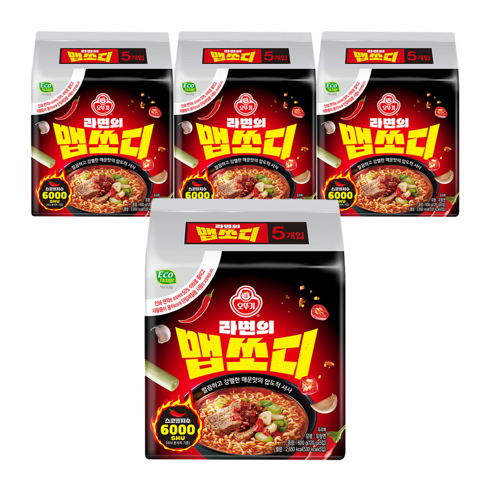 오뚜기 라면의 맵쏘디 120g 20개