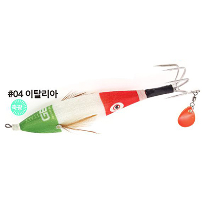 굿보이 GB 타코마루 블레이드 래틀 에기 TE-23 문어 쭈꾸미 갑오징어 04이탈리아, 13cm - 메인 이미지