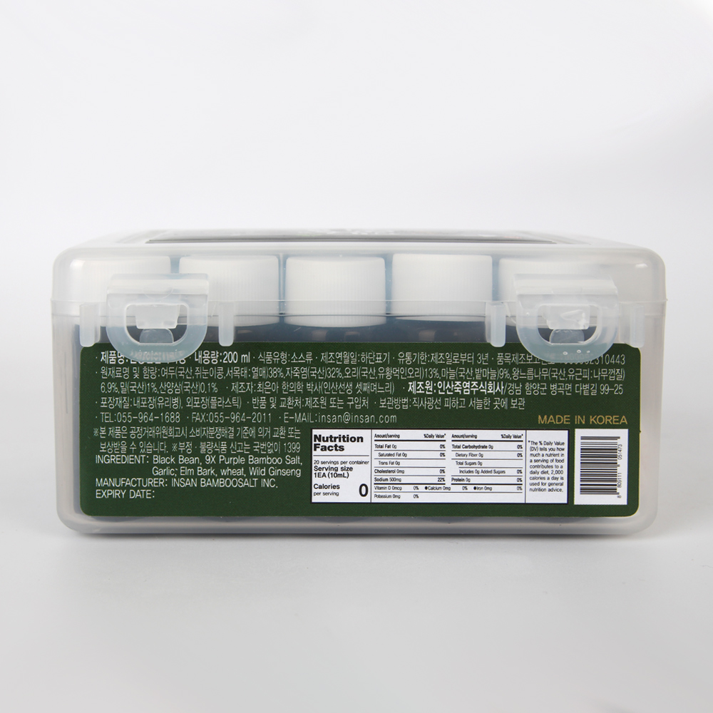 인산죽염 산양산삼 사리장 200ml(10ml 20병) 이미지 6