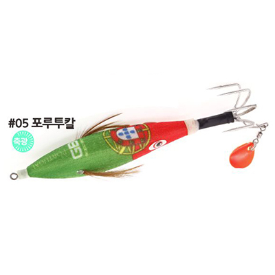 굿보이 GB 타코마루 블레이드 래틀 에기 TE-23 문어 쭈꾸미 갑오징어 05포루투칼, 13cm - 메인 이미지