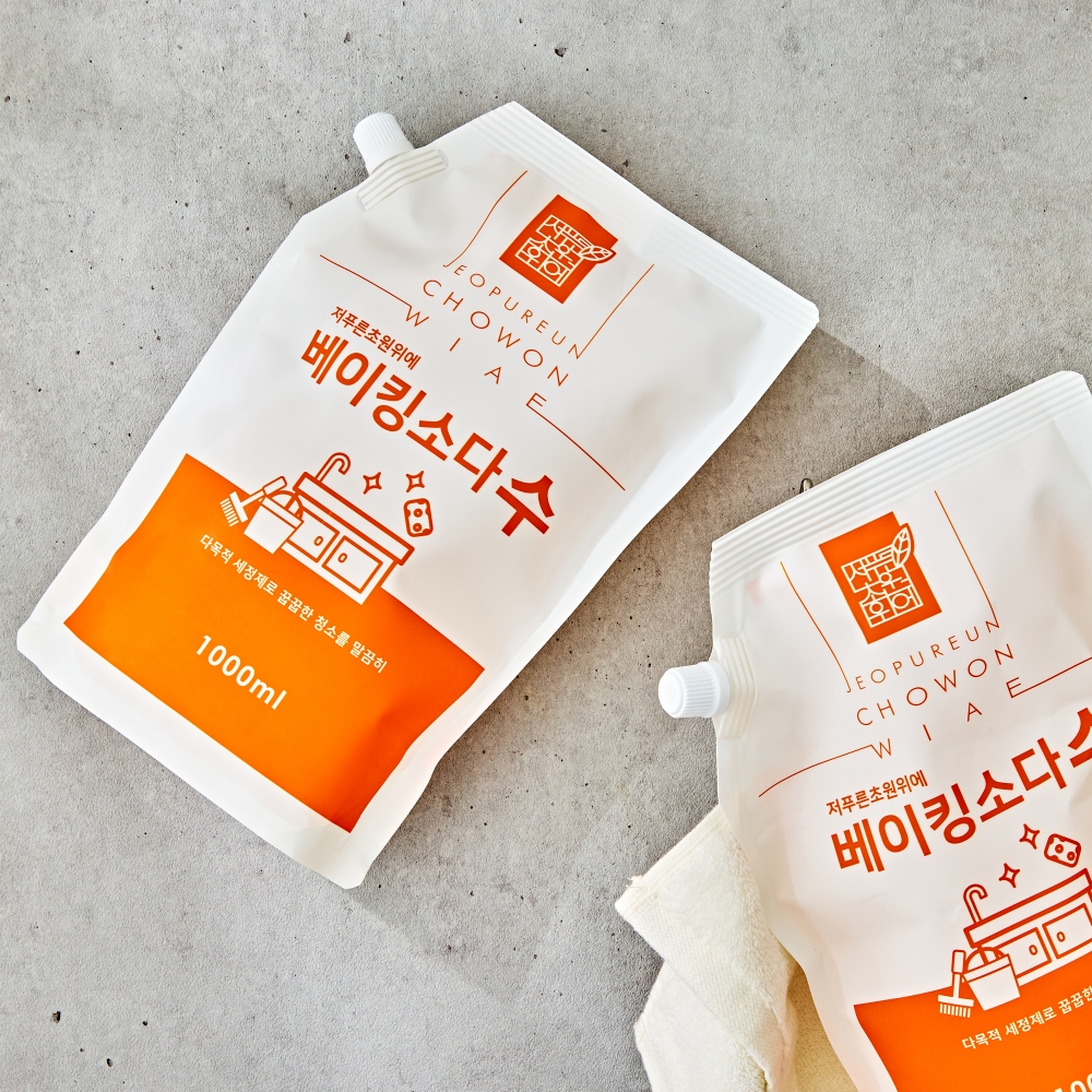 베이킹소다 프리미엄 2+1 워터 가성소다 세제 세정제 대용량 3kg