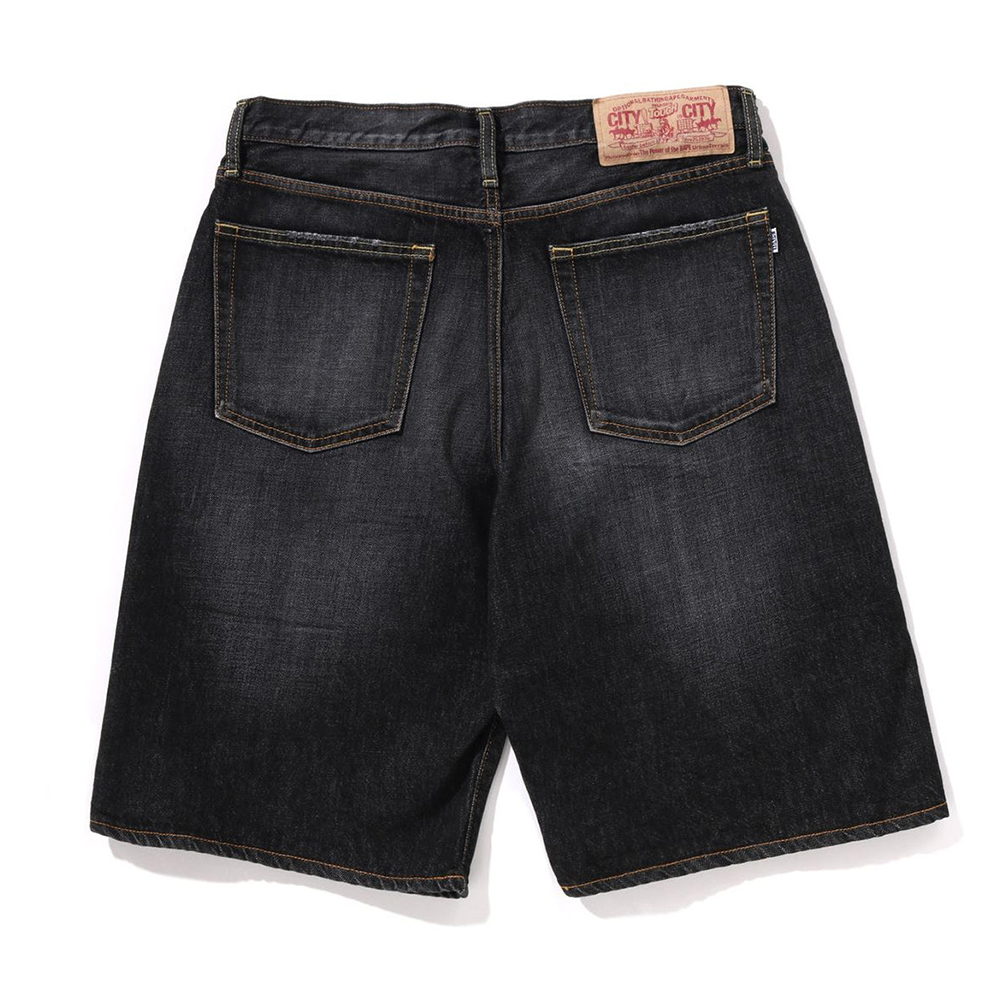 베이프 반바지 TWIN STA RELAXED FIT DENIM SHORTS 1L30-151-004 - 상세 이미지 2