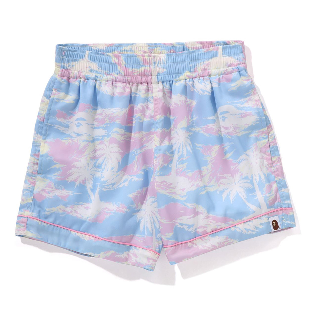 베이프 우먼즈 반바지 PALM TREE CAMO SHORTS 1L30-253-003 - 상품 이미지