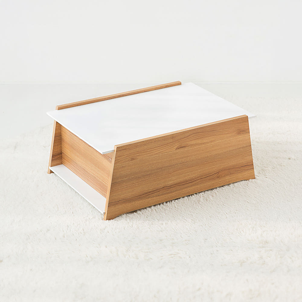 밀캄 수납박스 575x405x240mm, 1단, 화이트 5600.2486 - 메인 이미지