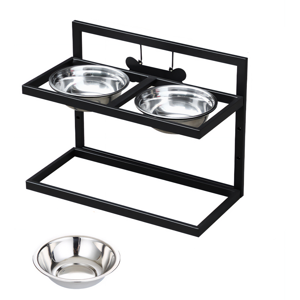 대형견 밥 그릇 강아지 식탁 애견 사료 식기 높이조절