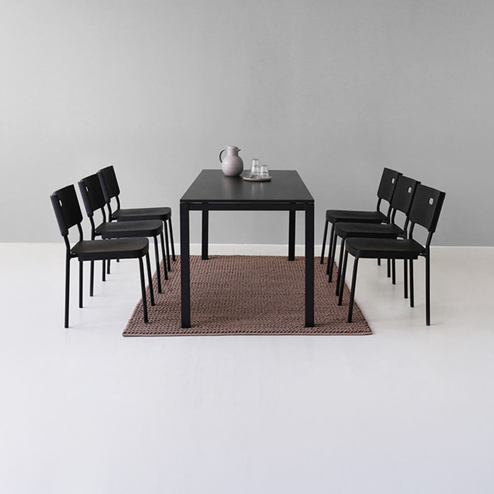 PAPAGENO 테이블 1750 1750mm, 블랙브라운 8869.2542 - 상세 이미지 3
