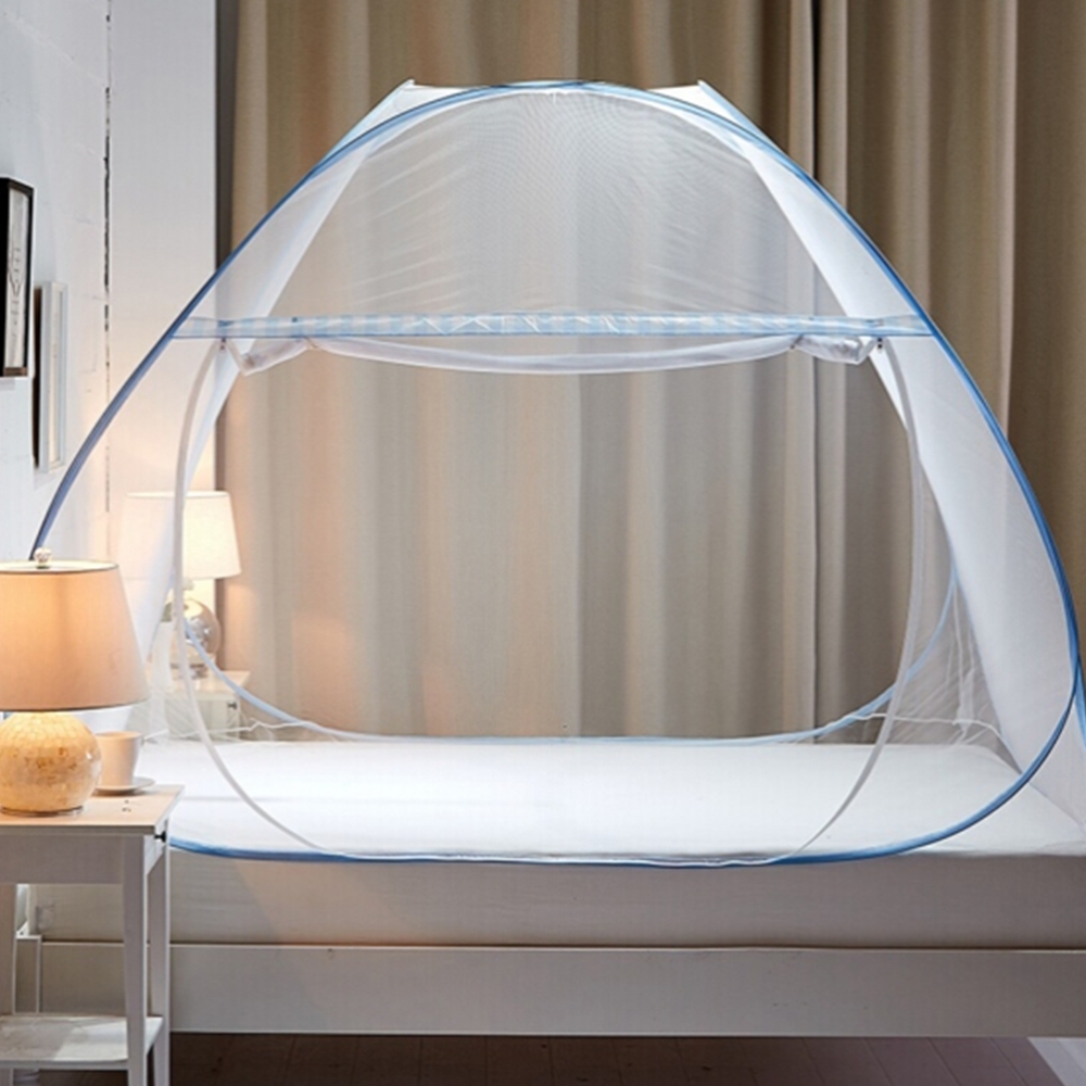 넓고 튼튼한 침대모기장 접이식 대형모기장 바닥일체형 캠핑 방충