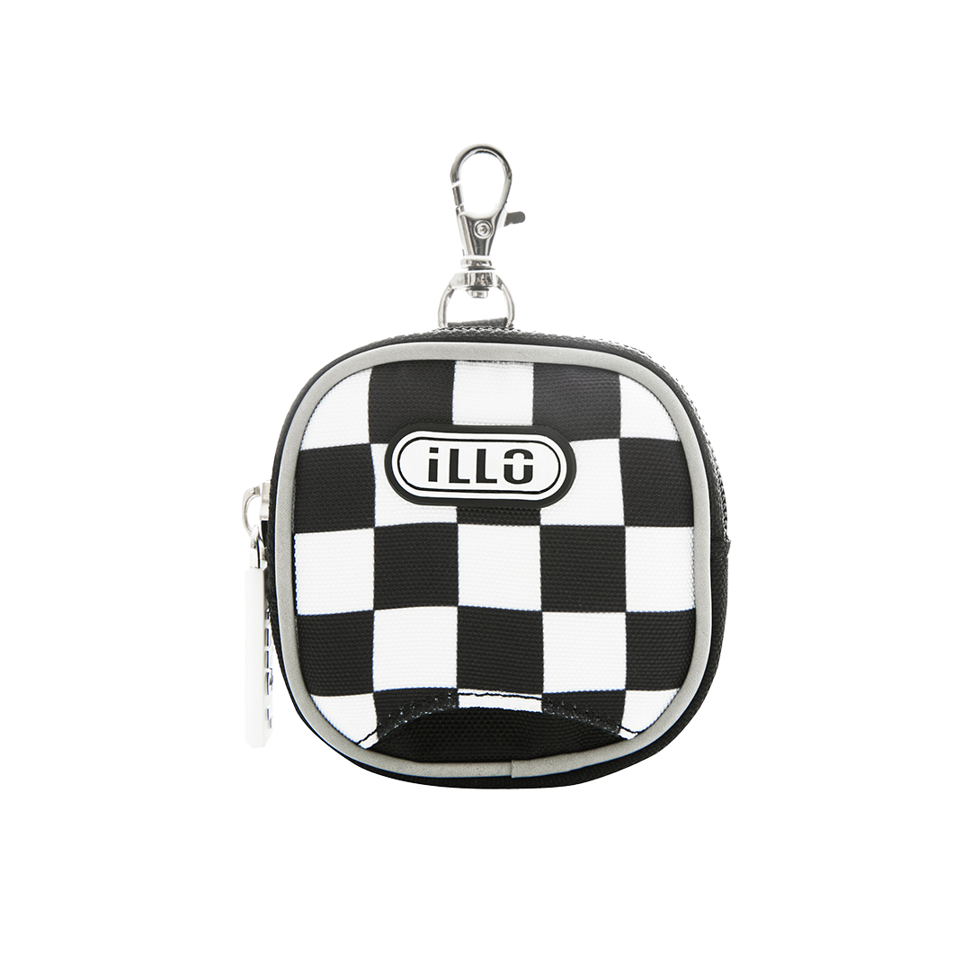 일로 텐텐 블랙 풉백 체커보드 똥봉투 똥츄 배변 봉투 파우치