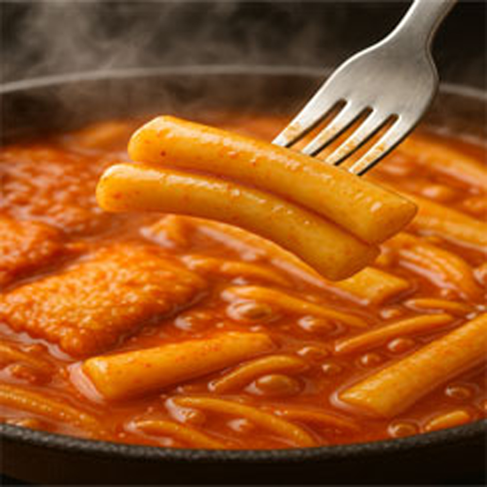 국물떡볶이 230g 4인분 냉동 밀떡볶이 어묵 없음 (총920g)