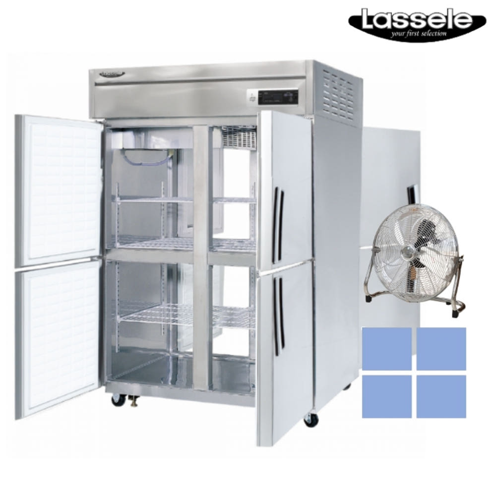 급식실 주방 대용량냉동고 업소용 45박스 앞뒤 양문형냉동고 1045L : 신일N위시웨이
