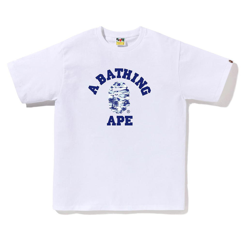 베이프 반팔티 PALM TREE CAMO COLLEGE TEE 1L30-110-025 - 상세 이미지 2