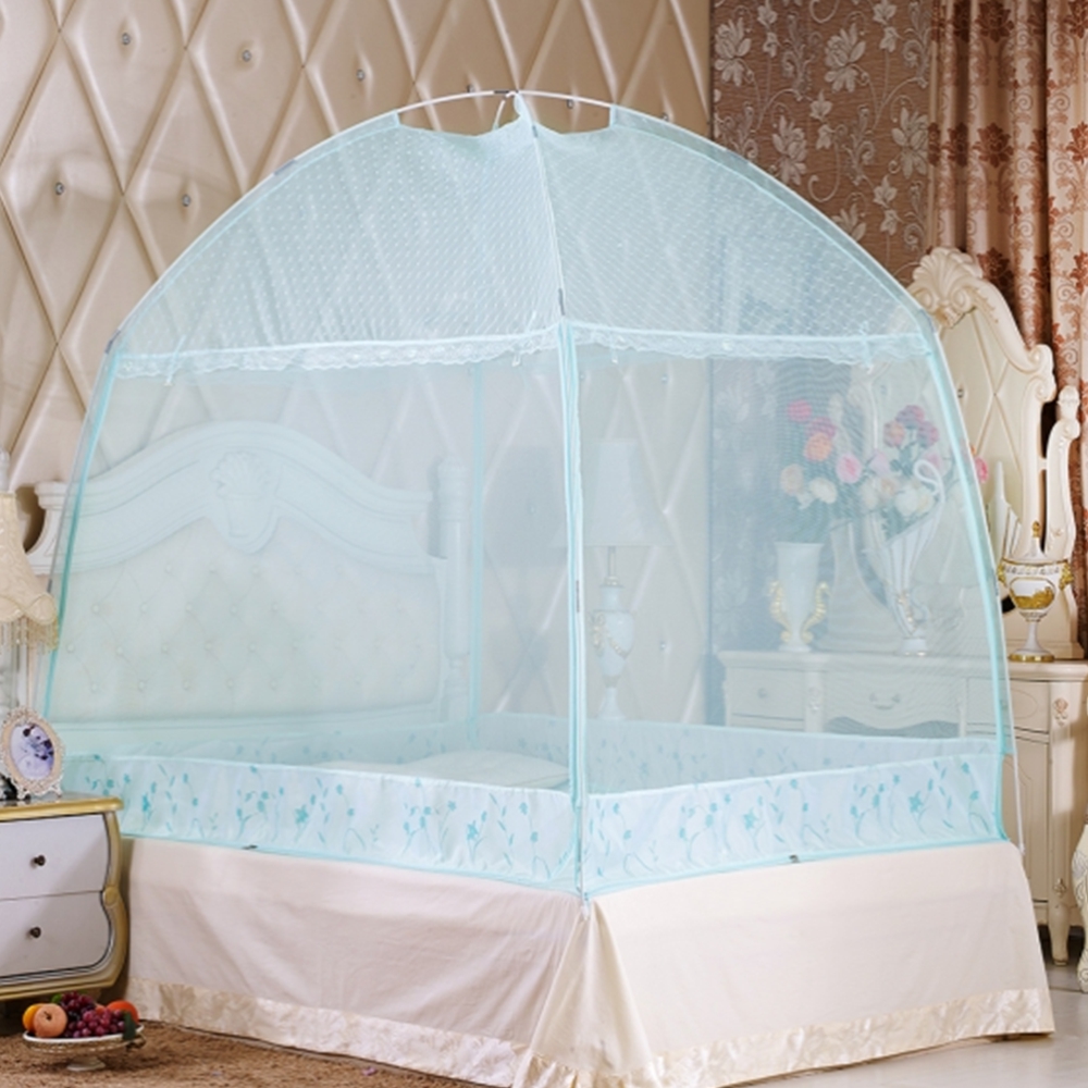 여름 모기장텐트 대형 사각 침대모기장 4면개방 3인용