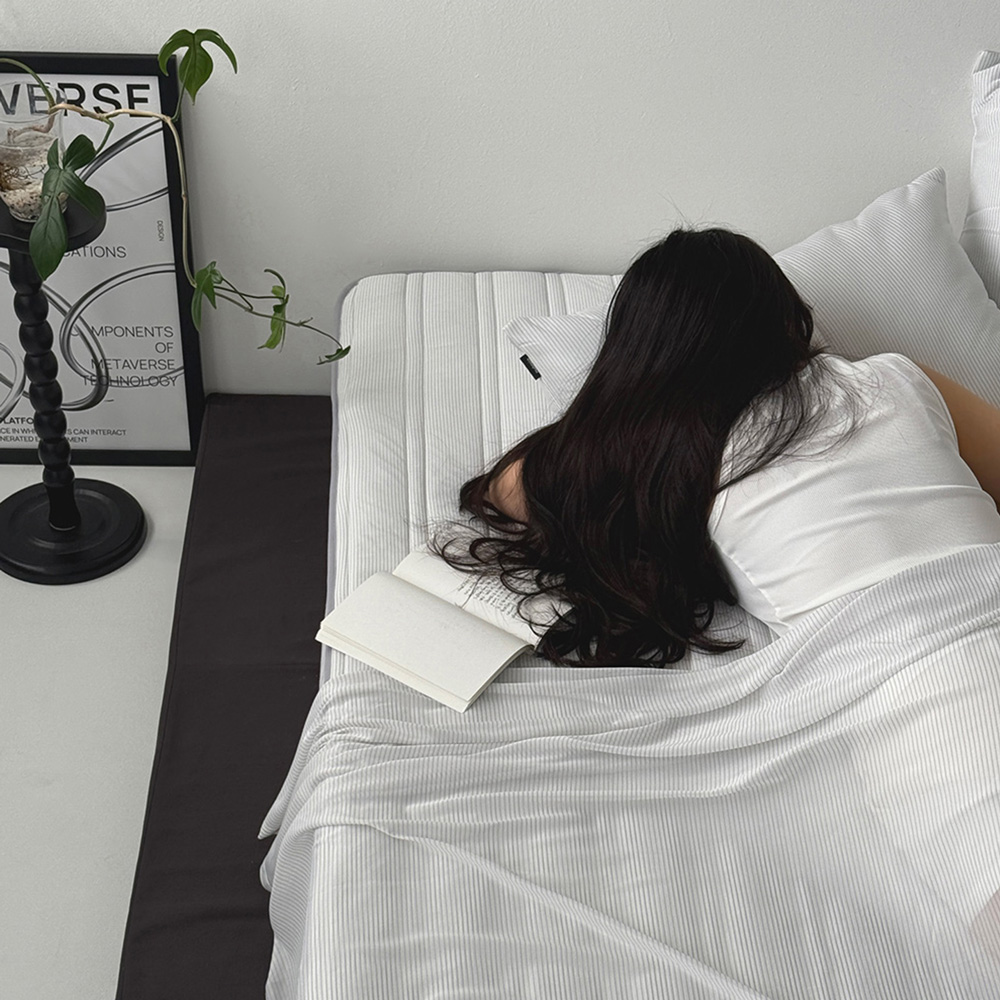 누비지오 오들오들 부스터 에어매쉬 냉감 여름침대패드 SS