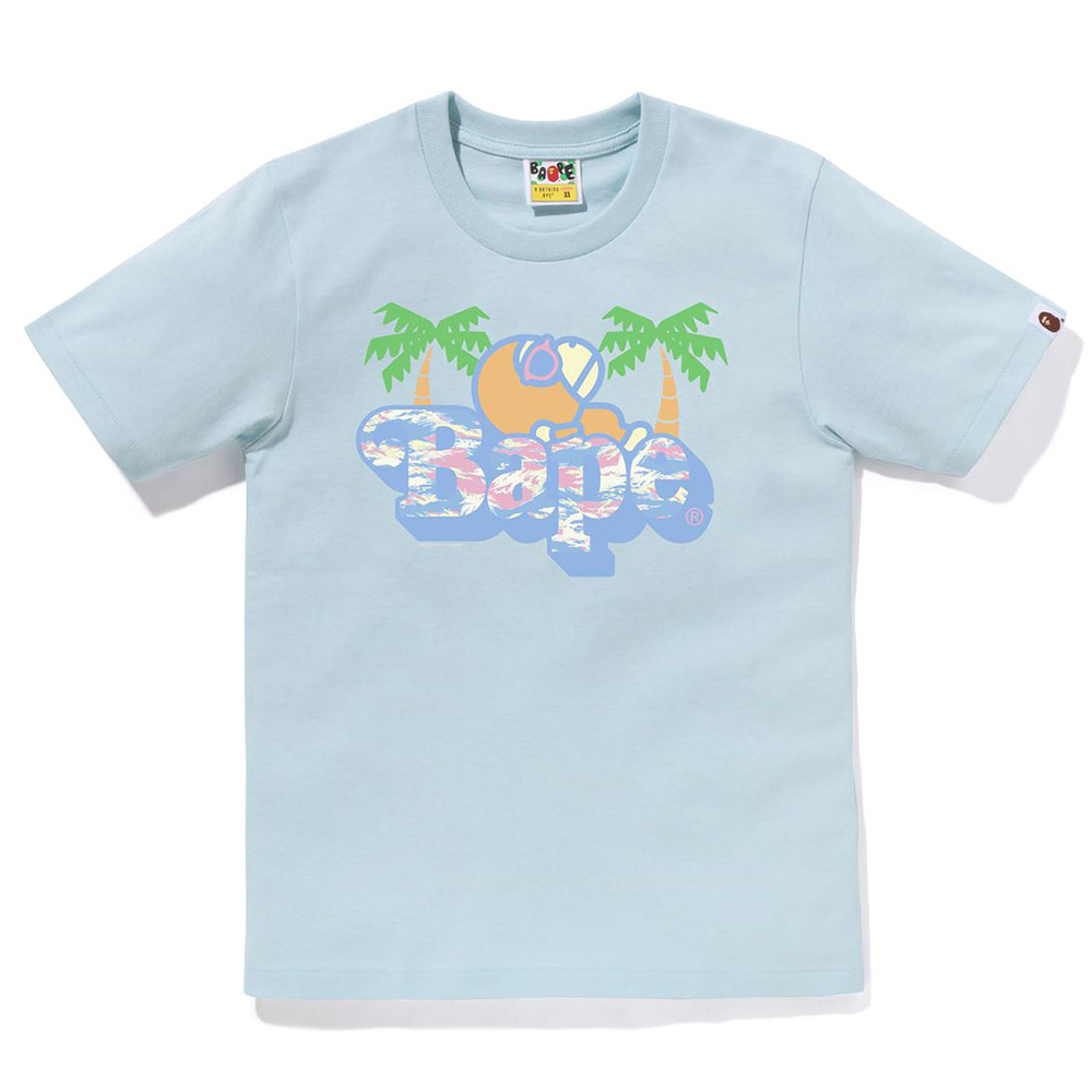 베이프 우먼즈 반팔티 PALM TREE PATTERN MILO ON BAPE TEE 2L30-210-019 - 상세 이미지 5