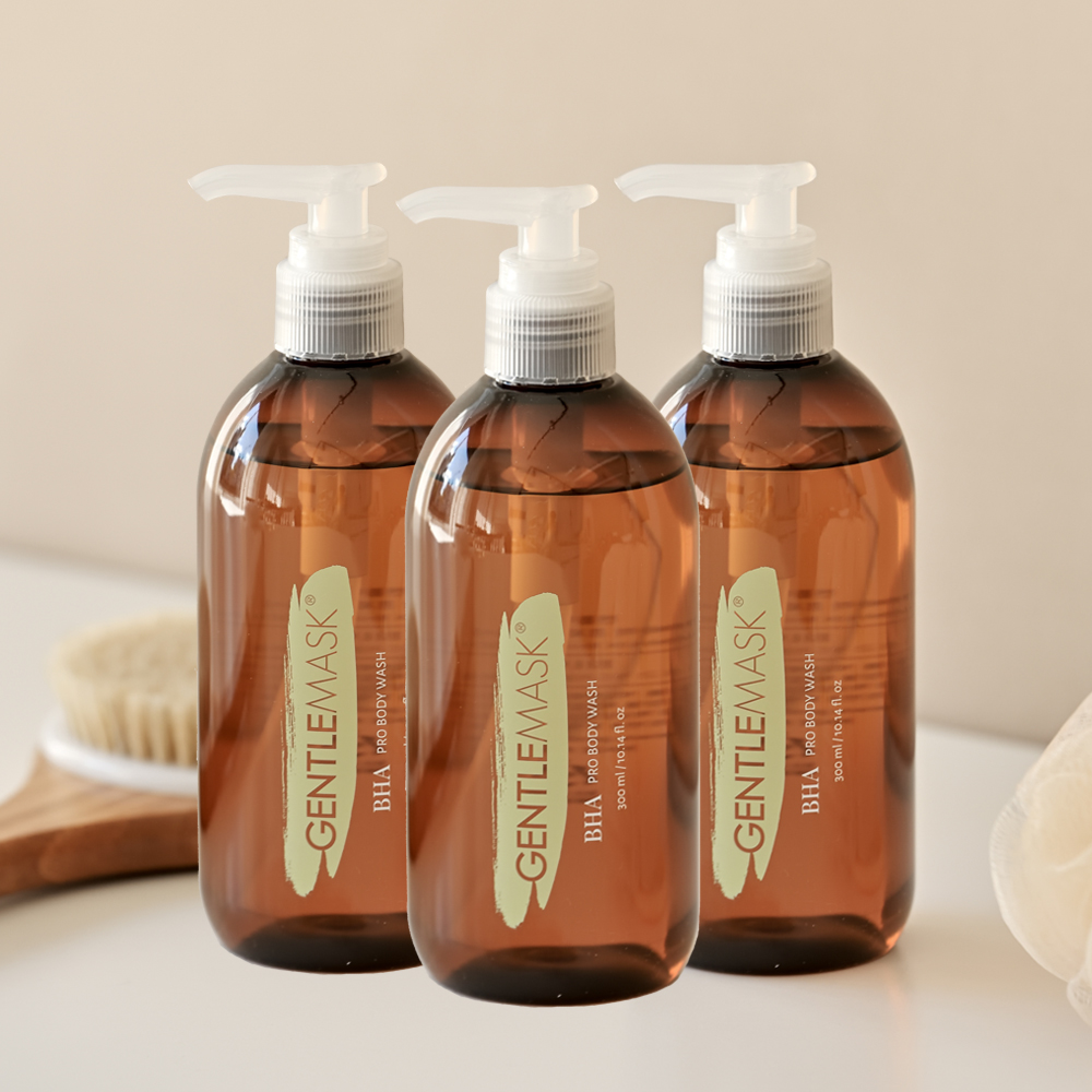 2+1 젠틀마스크 율무 등드름 바디워시 (엉덩이 뾰루지 모공각화증 약산성 올인원 보습 샤워젤)