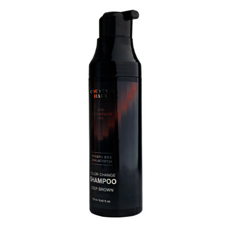 꾸띄르헤어 스킨락토 7714 컬러 체인지 염색 샴푸 190ml 딥브라운