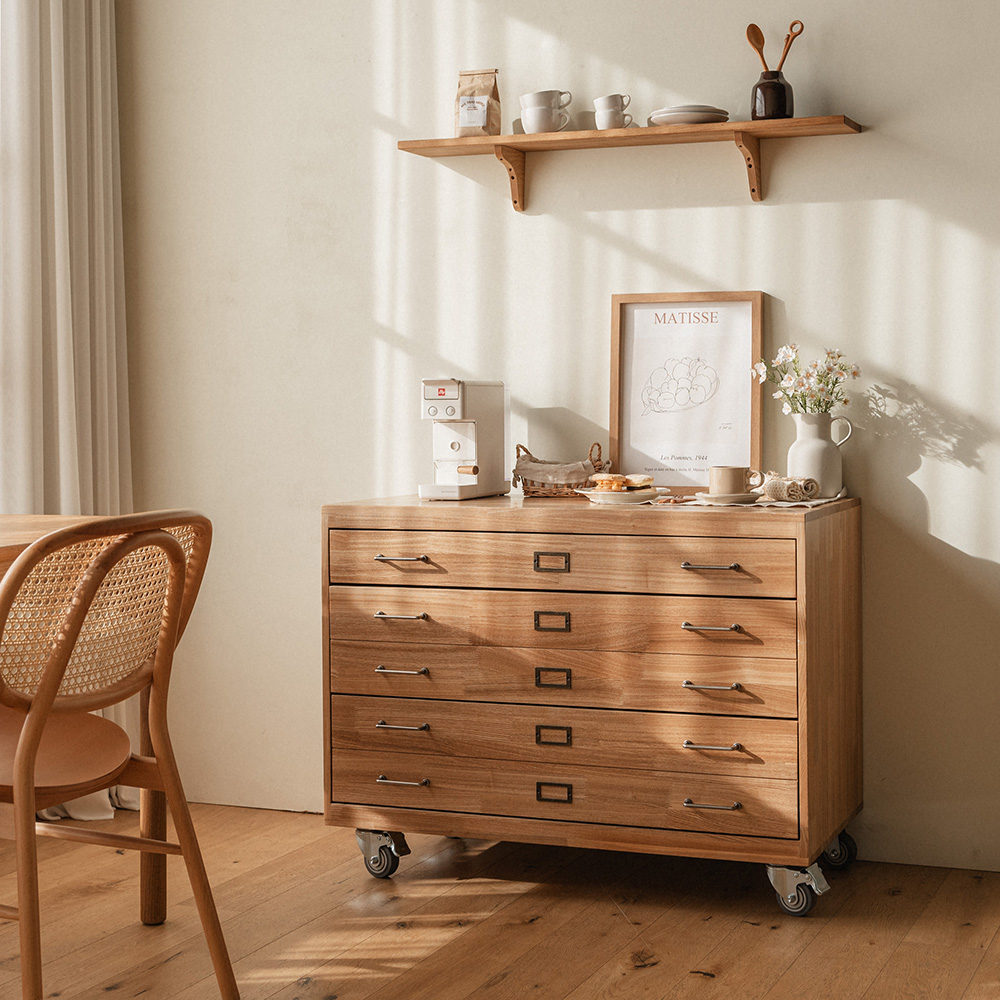 번드 비스트로 데일리 3단 수납 서랍장 지류함 1000