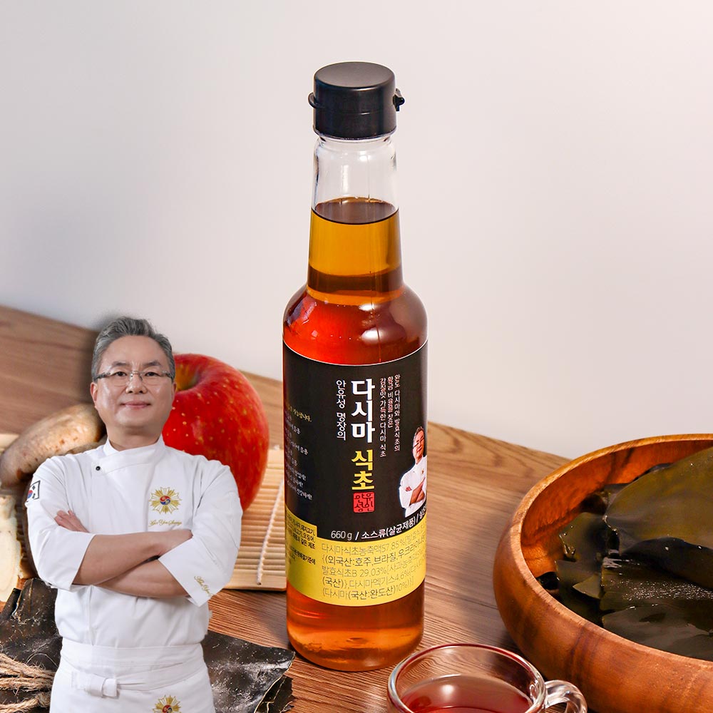 안유성 명장의 다시마 식초 660g 2병 - 상품 이미지