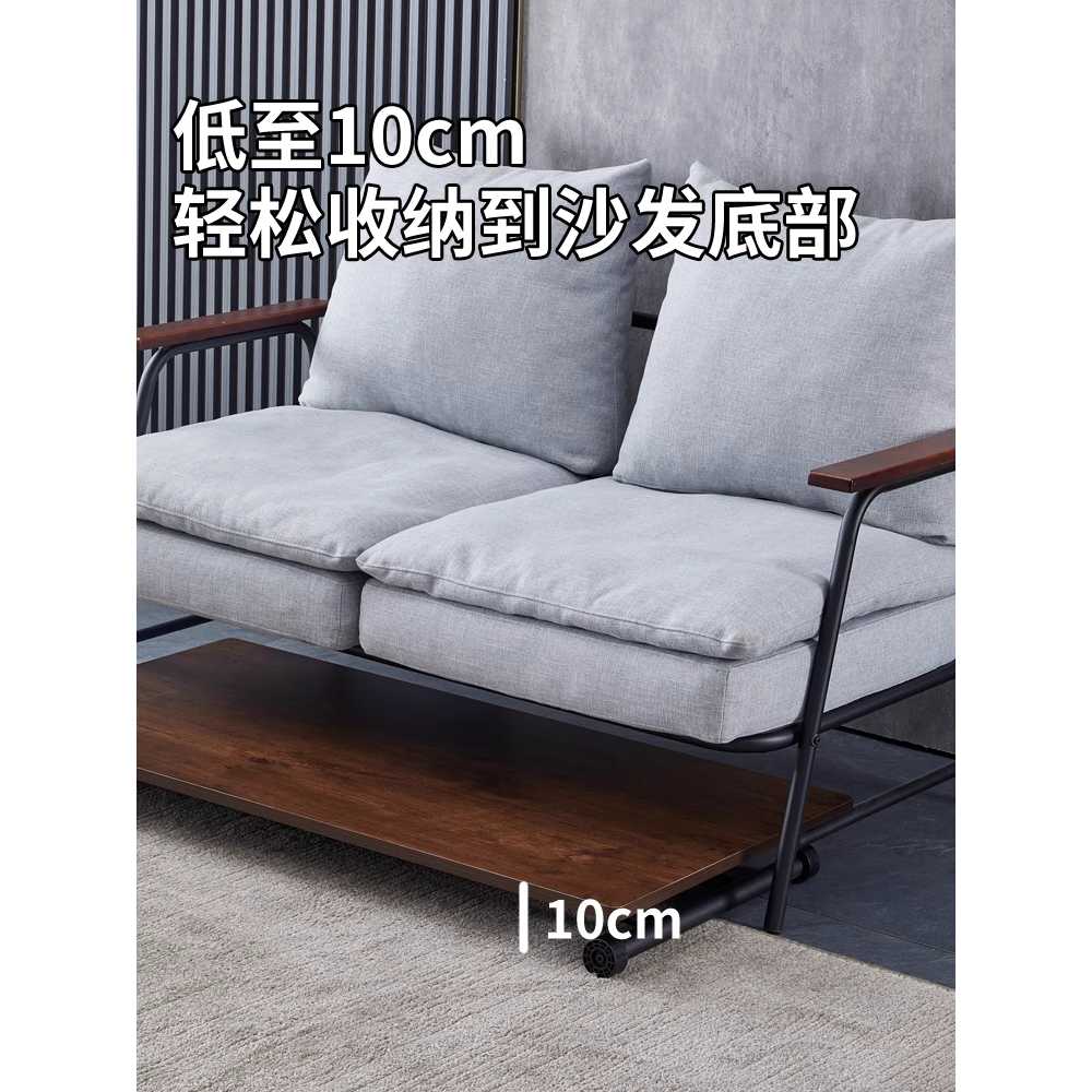 리프트 테이블 높낮이 접이식 가정용 거실 타원형 가구 100x60 - 상세 이미지 4