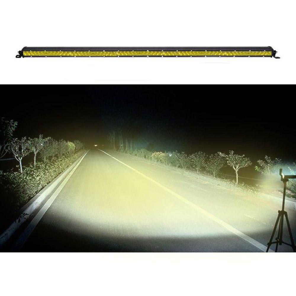 12V 24V LED 써치라이트 오프로드 안개등 18구 50cm 옐로우 - 상세 이미지 3