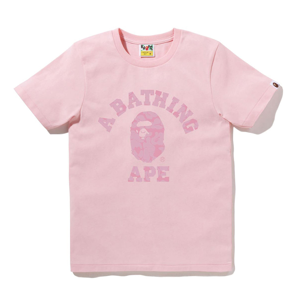 베이프 우먼즈 반팔티 SOLID CAMO COLLEGE TEE 1L30-210-032 - 상세 이미지 4