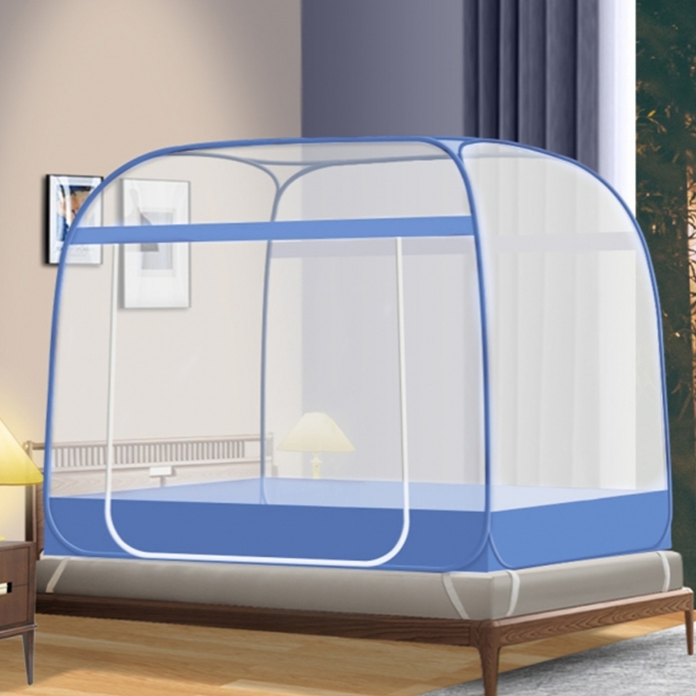 넓고 튼튼한 원터치 대형모기장 2인용 사각모기장 텐트 캠핑