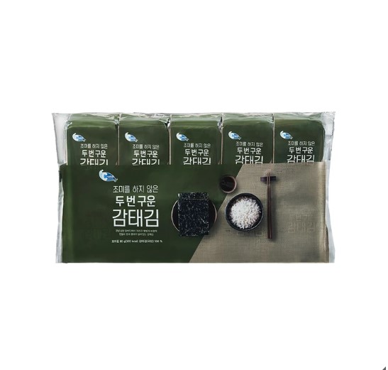감태김 구운감태김 조미하지 않은 코스트코 8g x 10개 - 상품 이미지
