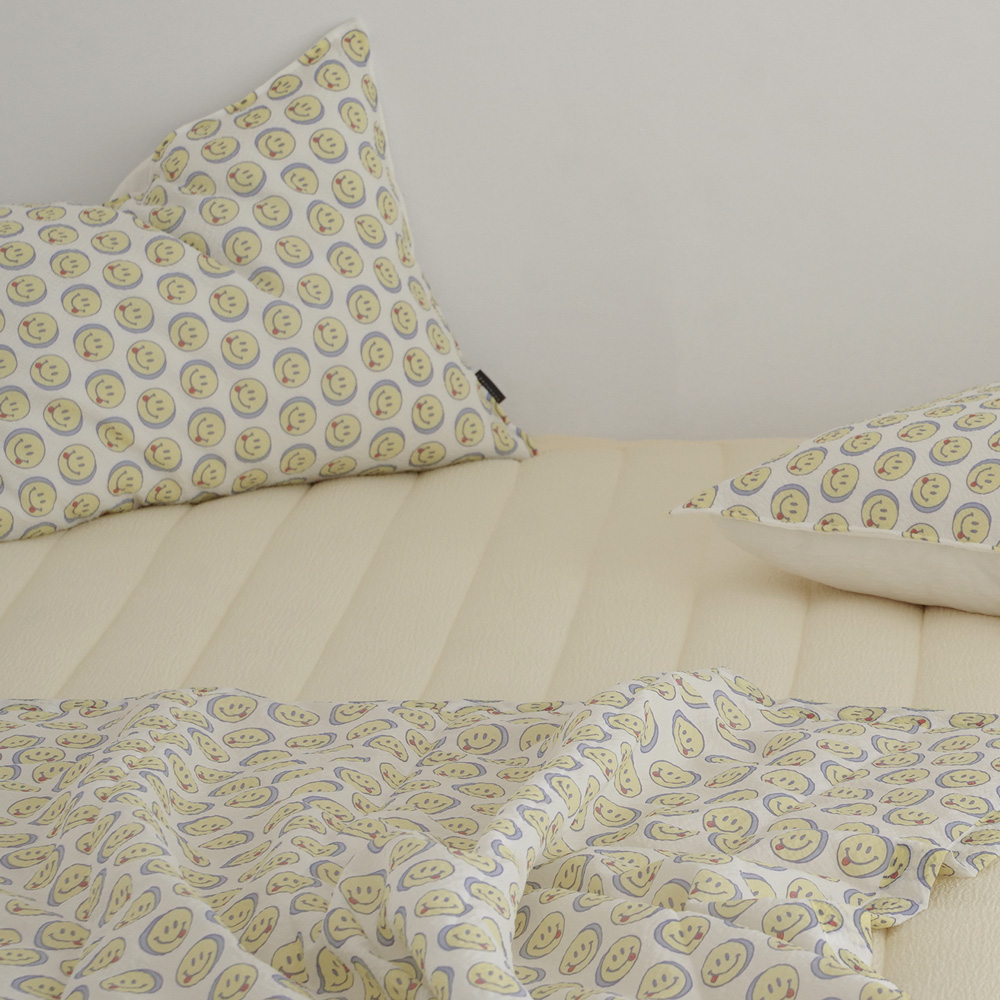 누비지오 홀리데이 프린트 시어서커 여름 홑이불 차렵이불 SS