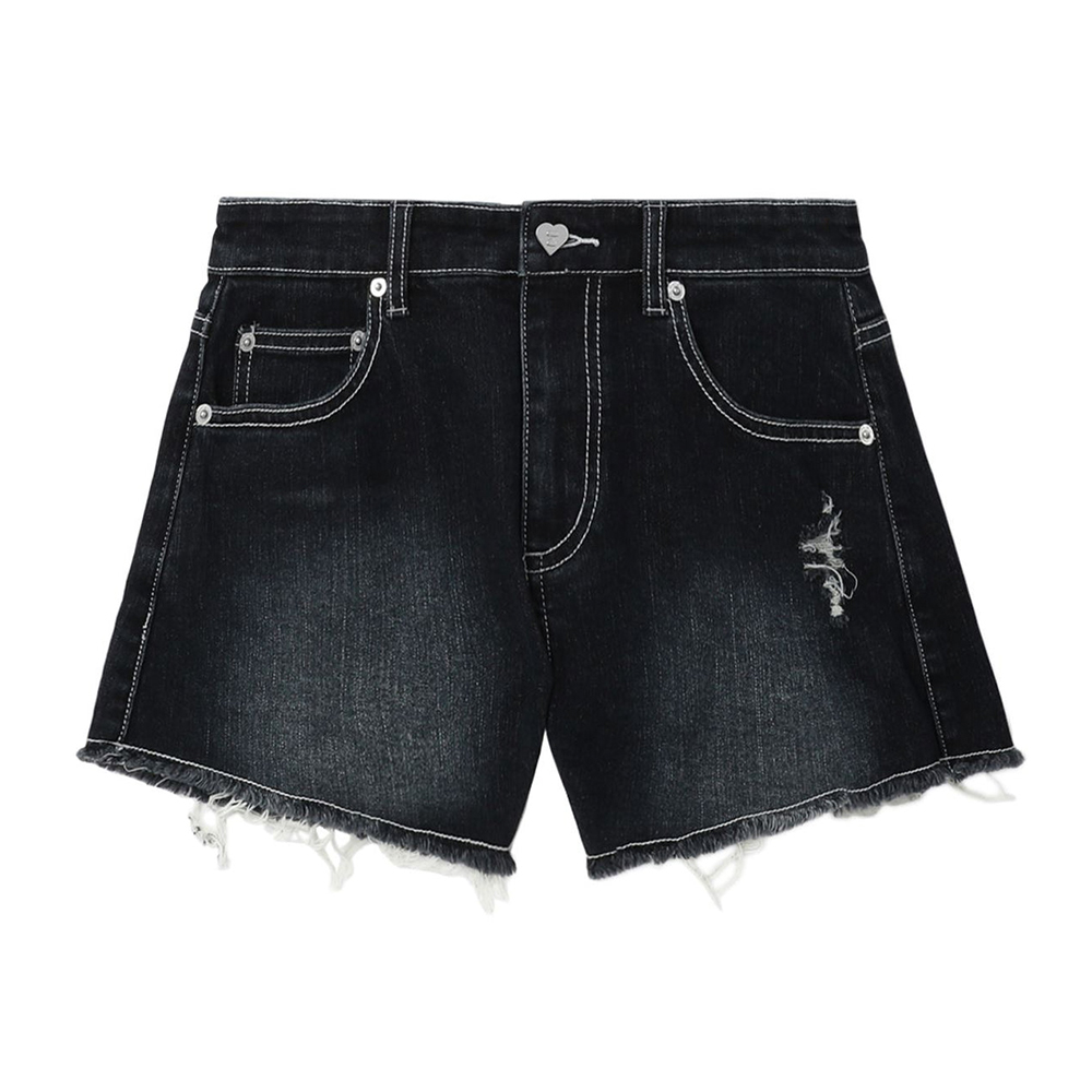 베이프 우먼즈 반바지 DISTRESSED SHORTS WITH WHITE STITCHING CK20-251-002 - 상품 이미지