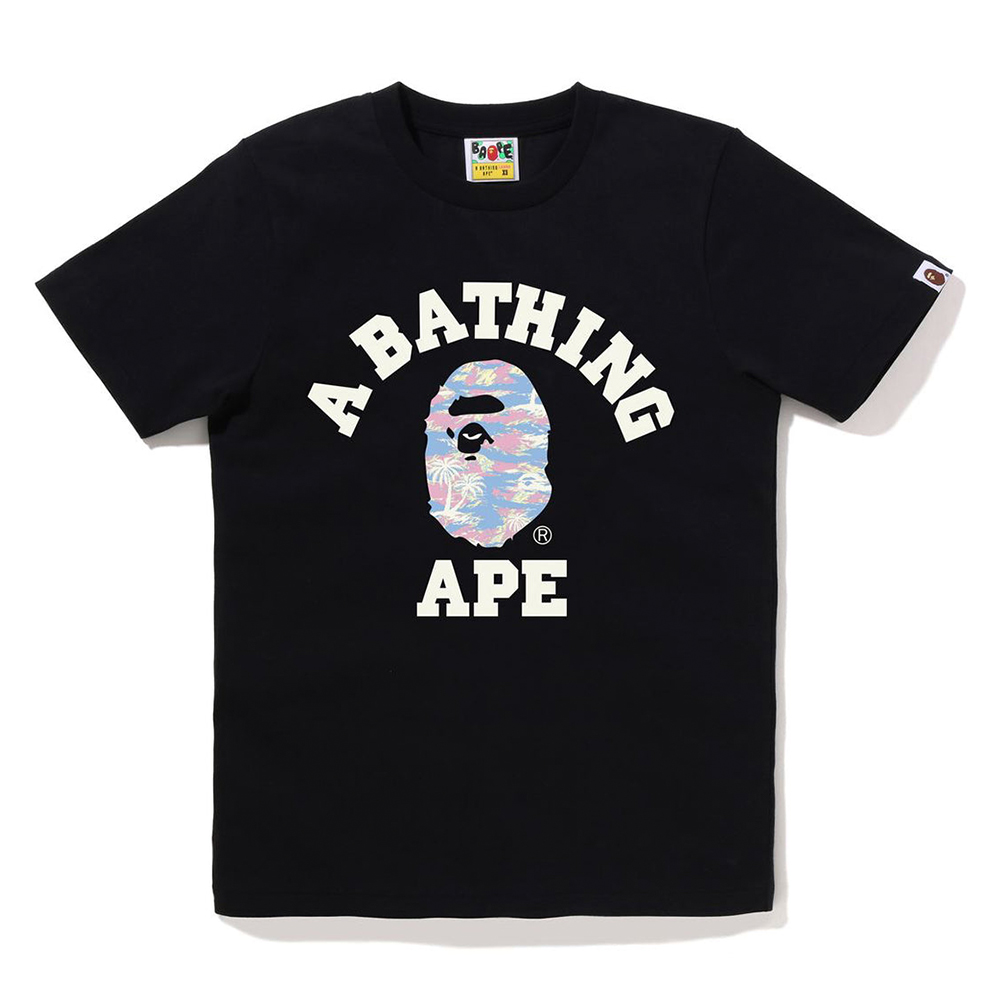 베이프 우먼즈 반팔티 PALM TREE CAMO COLLEGE TEE 1L30-210-025 - 상세 이미지 5